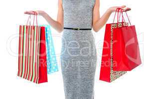 Fashion woman, shopping concept.