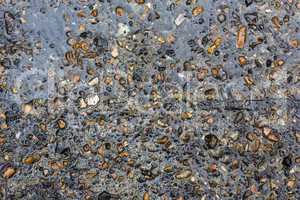 Wet pebbles texture background