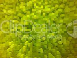 green abstract background with square forms