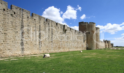 Fortification wall, Aigues-Mortes, France