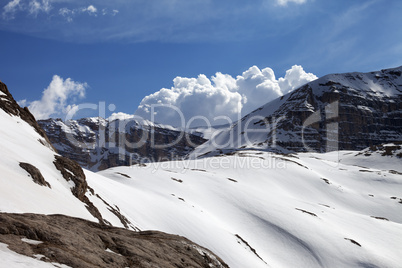 Mountains in nice day