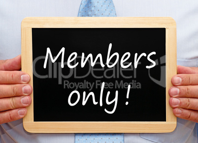 Members only !