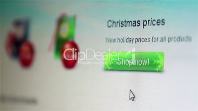 Pointing to buy online for Christmas