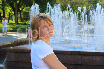 portrait of sympathetic young woman