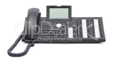 voip phone isolated on white background