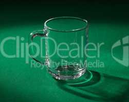 Empty glass beaker