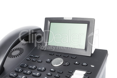 display of modern business phone