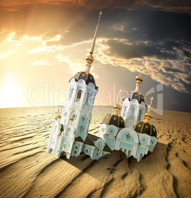 Church in desert