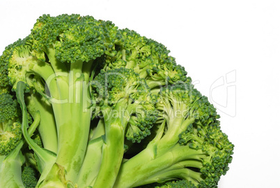brokoli auf weiss