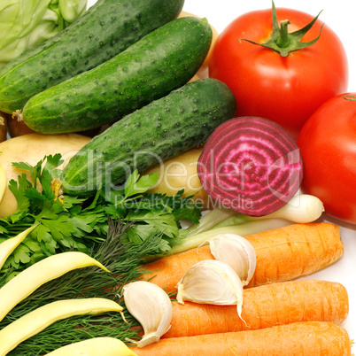 collection vegetables