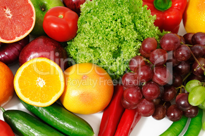 fruits and vegetables