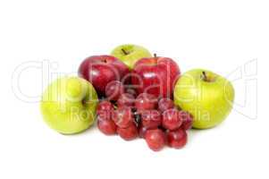 apples and grapes