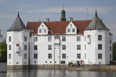 Wasserschloss in Glücksburg,Schleswig-Holstein