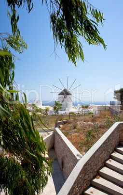 Santorini windmill