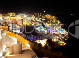 Oia village in Santorini island - Greece