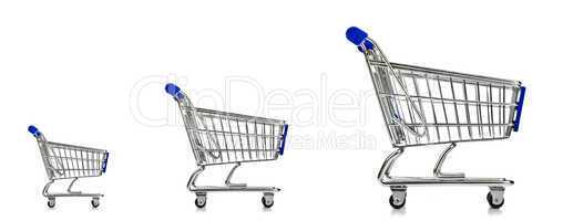 Shopping Cart Three Sizes