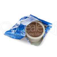 Coffee pods with package