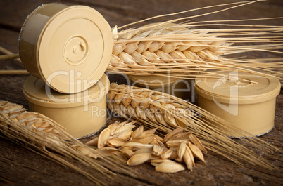 Pods of barley