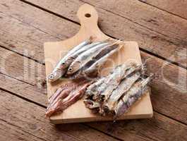 Marinated anchovies