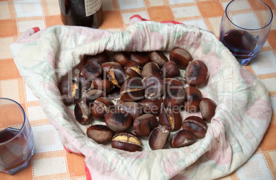 roasted chestnuts