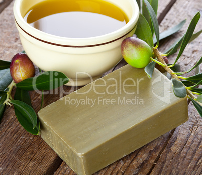 aleppo soap and olives