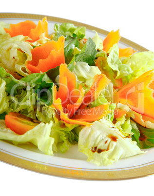 lettuce and carrot