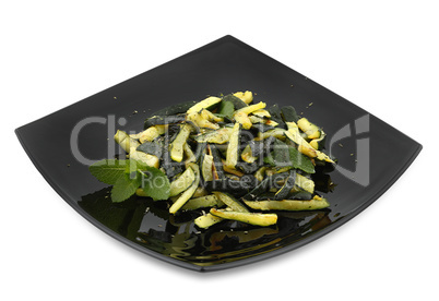 zucchinis with mint