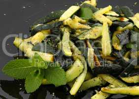 Zucchinis with mint