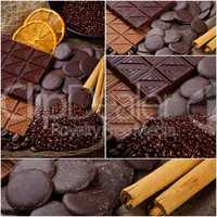 chocolate collage