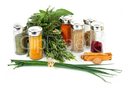 arrangement of spices
