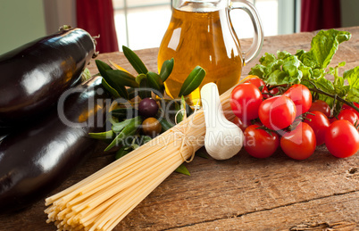 Ingredients of Pasta alla Norma