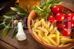 Ingredients of Pasta alla Norma