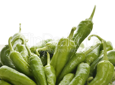 fresh green bell pepper