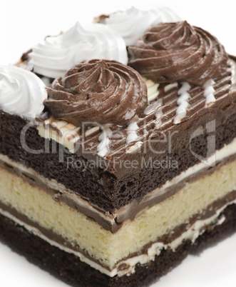 chocolate cake slice