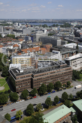 blick vom hamburger michel