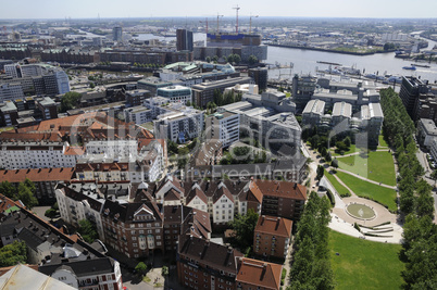 blick vom hamburger michel