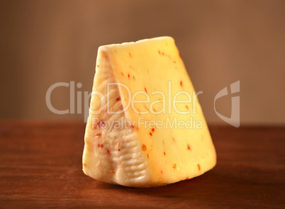 Cheese with hot pepper