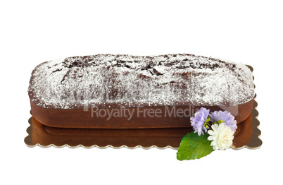 Chocolate plum cake homemade