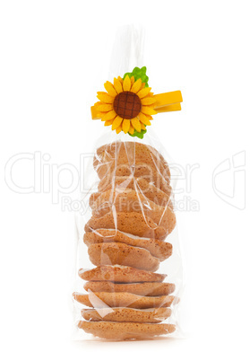 Packaging of sunflower cookies