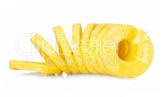 Peeled pineapple