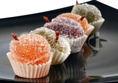 Color fruit jelly candies