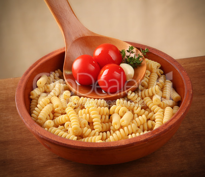 Italian pasta Fusilli