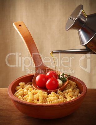 Italian pasta Fusilli