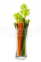 low calorie vegetable in glass
