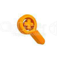 magnifying glass plus