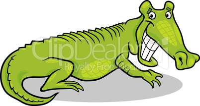 alligator crocodile cartoon illustration