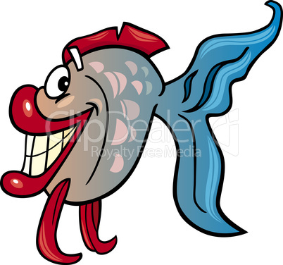 fish cartoon illustration