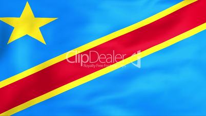 Flag Of Democratic Republic Of The Congo
