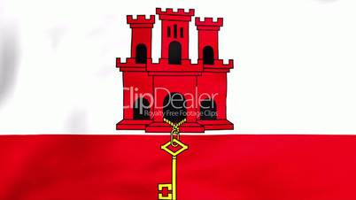 Flag Of Gibraltar