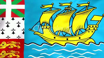 Flag Of Saint-Pierre and Miquelon